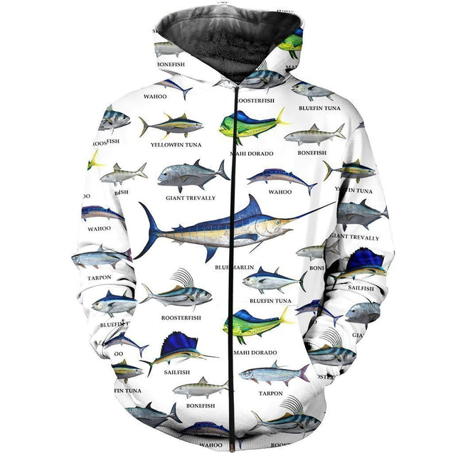 3D All Over Printed Fishing Collection Shirts-Apparel-HP Arts-ZIPPED HOODIE-S-Vibe Cosy™