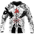 VIKINGS TATTOO 3D ALL OVER PRINTED SHIRTS-Apparel-HP Arts-Hoodie-S-Vibe Cosy™