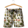 3D All Over Printed Flower and Cactus Shirts-Apparel-NTH-SHORTS-S-Vibe Cosy™