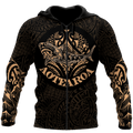 Maori shark tattoo 3d all over printed shirt and short for man and women HHT17072001-Apparel-PL8386-Zipped Hoodie-S-Vibe Cosy™