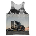 LOVE TRUCK 3D ALL OVER PRINTED SHIRTS AND SHORT FOR MAN AND WOMEN PL12032010-Apparel-PL8386-Tank top-S-Vibe Cosy™