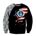 Soldier US Air Force 3D All Over Printed Shirt Hoodie MP22082006