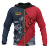 Australia Aboriginal Hoodie Anzac Day ver1-Apparel-NNK-Zipped Hoodie-S-Vibe Cosy™