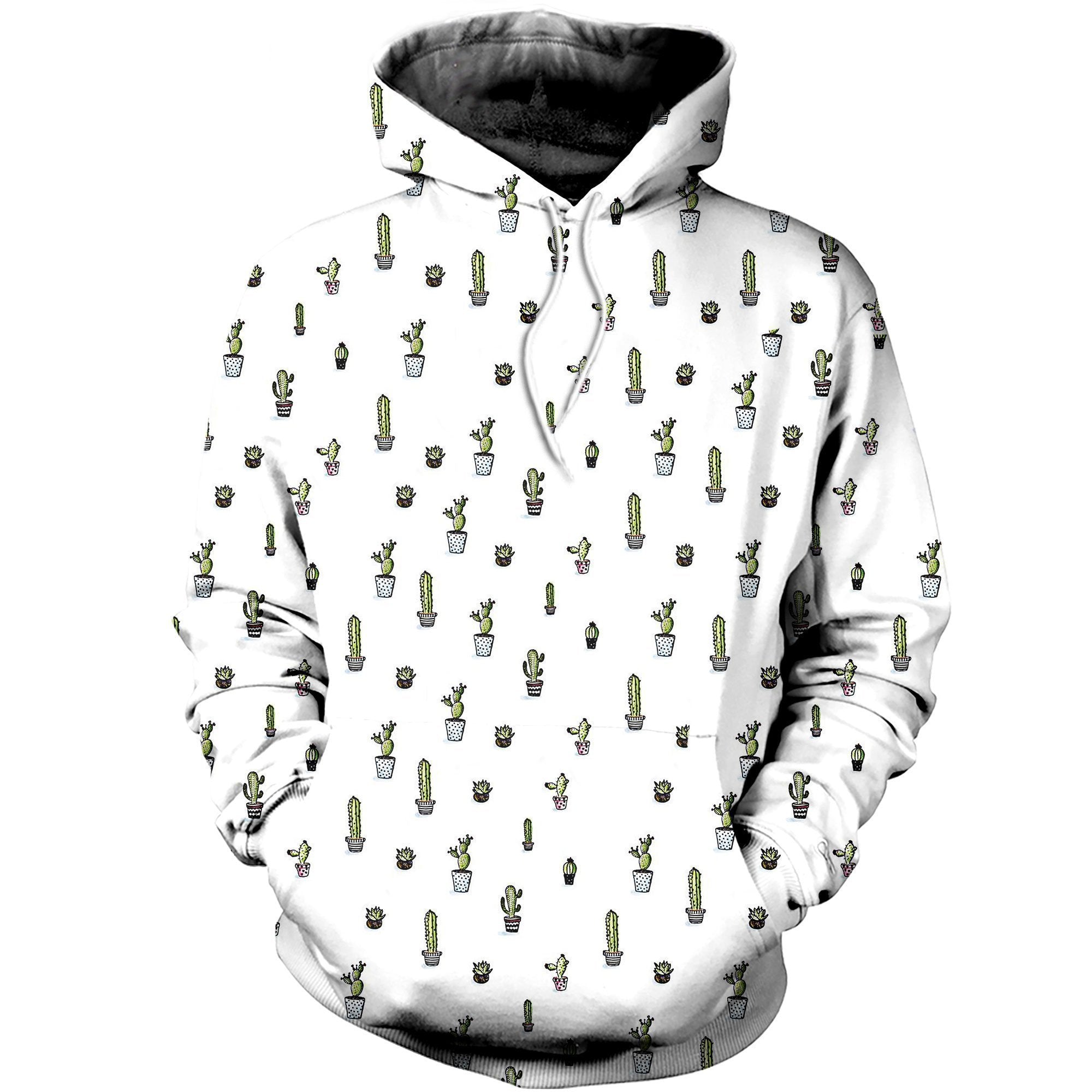 3D All Over Printed Cactus flower pot mini Shirts-Apparel-NTH-Hoodie-S-Vibe Cosy™