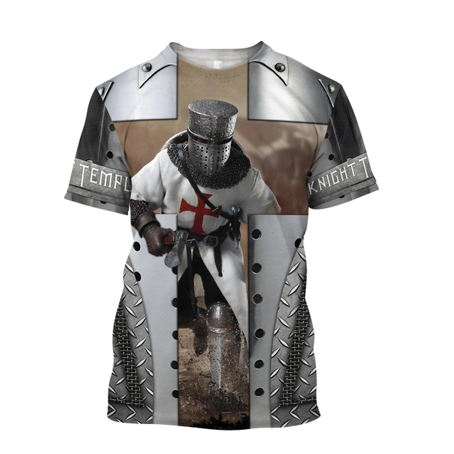 Premium Iron Pattern Knight Templar All Over Printed Shirts For Men And Women MEI