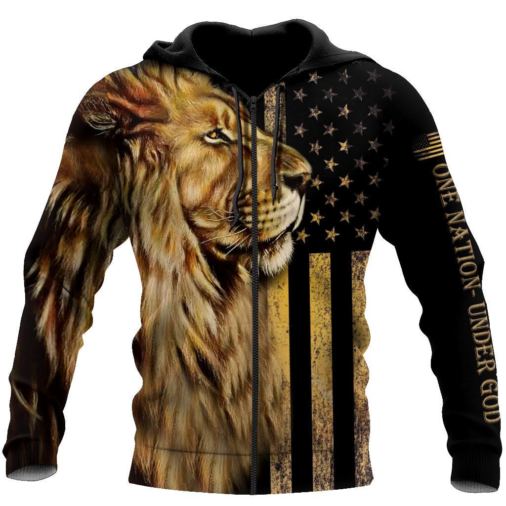 One Nation Under God 3D All Over Printed Unisex Shirts