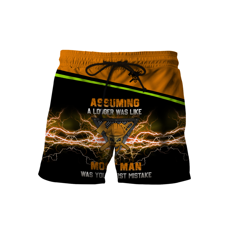 Logger Skull Chainsaw Unisex shirts DA13102003