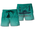 Camping Blue 3D All Over Printed Clothes CP12-Apparel-NNK-Shorts-S-Vibe Cosy™