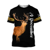 Premium November Deer Customize Name 3D All Over Printed Shirts