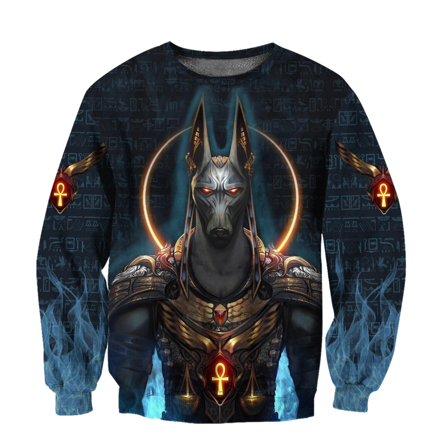 Anubis Face Egypt 3D printed shirts for men and women