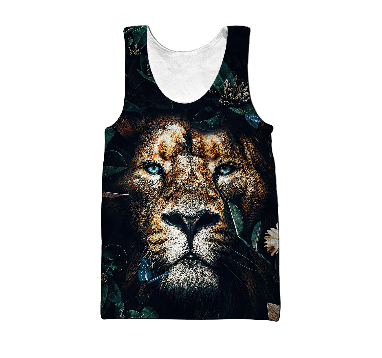 Nature Lion Over Printed Hoodie