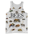 3D All Over Printed The Bees Shirts-Apparel-NTH-Tank Top-S-Vibe Cosy™