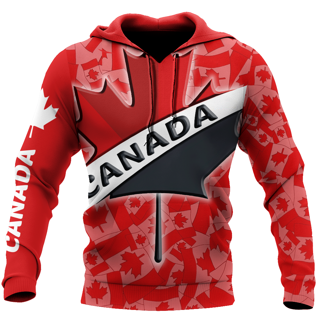Canada All Over Print 3d all over printed maple leaf spider HHT10072015-Apparel-PL8386-Hoodie-S-Vibe Cosy™