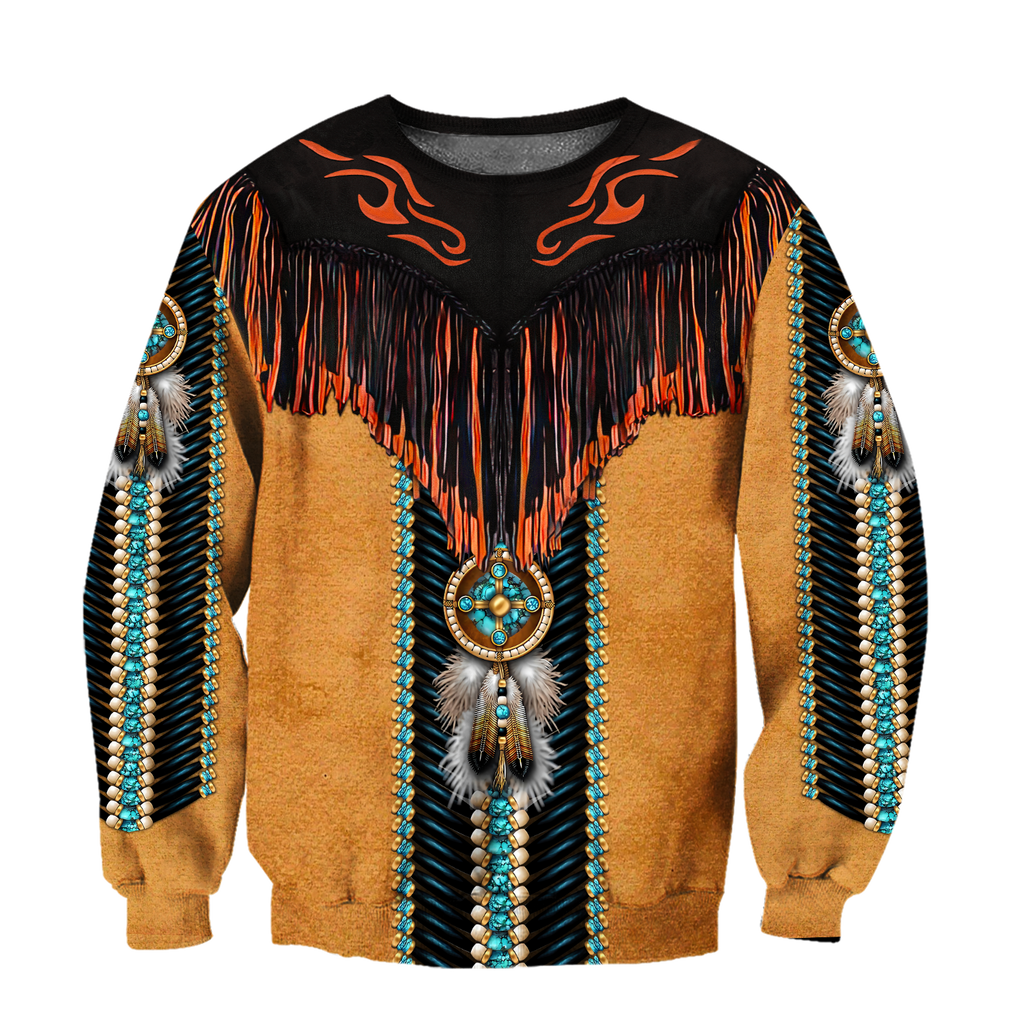 Premium Native American Hoodie 3D All Over Printed Shirts DA17112002CLVH-LAM