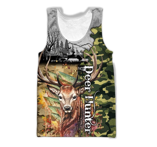 BEAUTIFUL HUNTING CAMO 3D ALL OVER PRINTED SHIRTS ANN231001-Apparel-PL8386-Tanktop-S-Vibe Cosy™