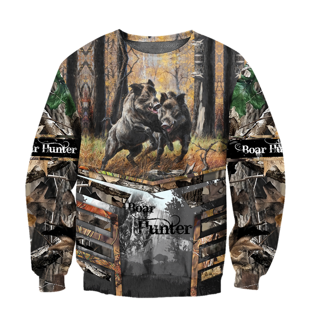 Great Boar Hunting Camo 3D All Over Print  Hoodie DL2022002S