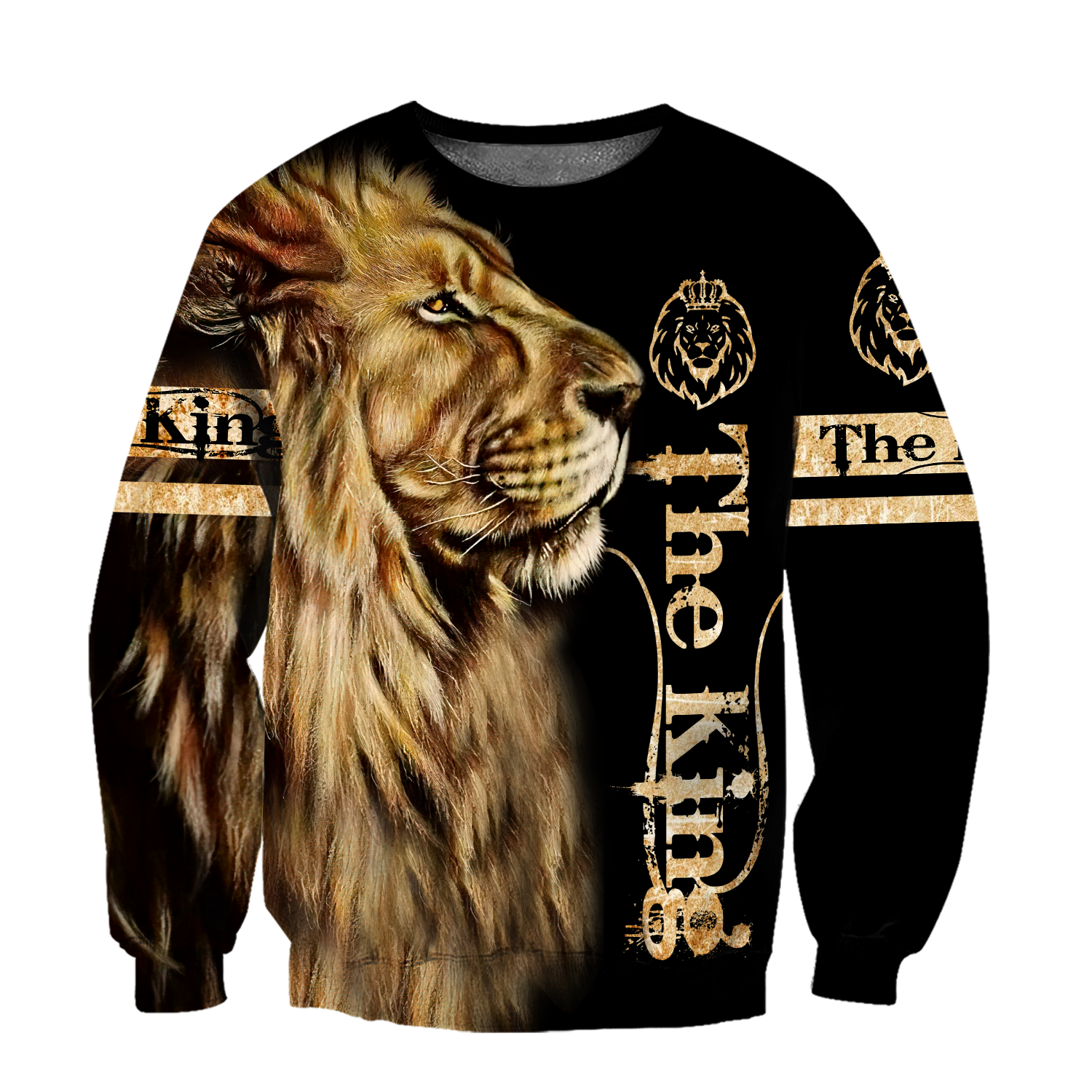 King Lion 3D All Over Printed Unisex Shirts