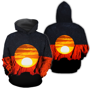 Australia Aborigina Flag 3D All Over Printed Hoodie Shirts MP040401-Apparel-MP-Hoodie-S-Vibe Cosy™