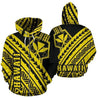 Hawaii Kanaka Polynesian Hoodie - Poly Style Yellow - AH - J1-ALL OVER PRINT HOODIES (P)-Phaethon-Zip-Up Hoodie-S-Vibe Cosy™