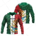 Mexico 3D All Over Printed Shirts For Men and Women TA062203-Apparel-TA-Zipped Hoodie-S-Vibe Cosy™