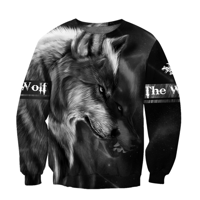 Tattoo Wolf 3D All Over Printed Hoodie For Men and Women DAST19102001