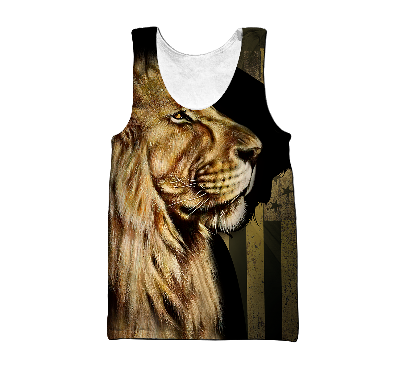 God Bless American - Lion Over  Unisex Shirts