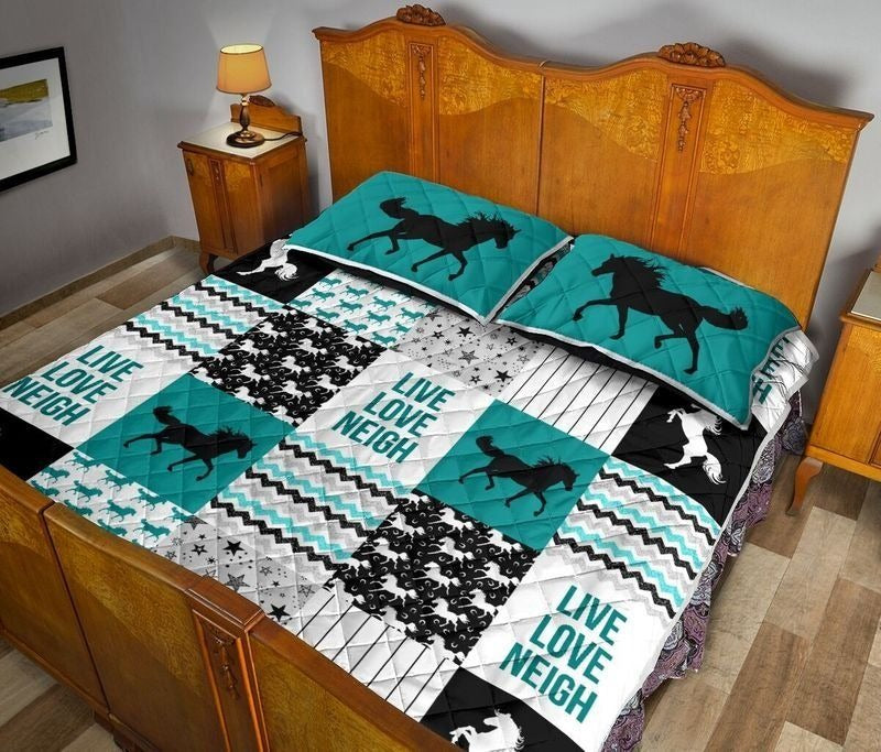 Quilt Bedding set -Horse Shape Pattern- All Size Comforter Sets -TA041504-Quilt-TA-Queen-Vibe Cosy™