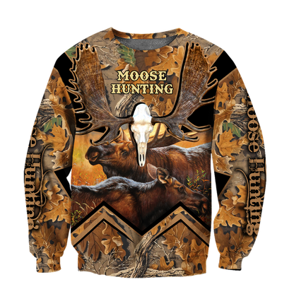 Moose Hunting 3D All Over Printed Shirts For Men LAM