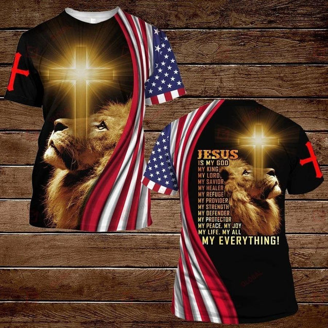 Jesus 3D All Over Printed Shirts For Men and Women TA07272001S1