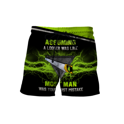 Logger Chainsaw Blight Green Unisex shirts DA13102002