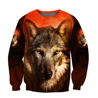 All Over Printed Wolf Hoodie DA29092020-MEI