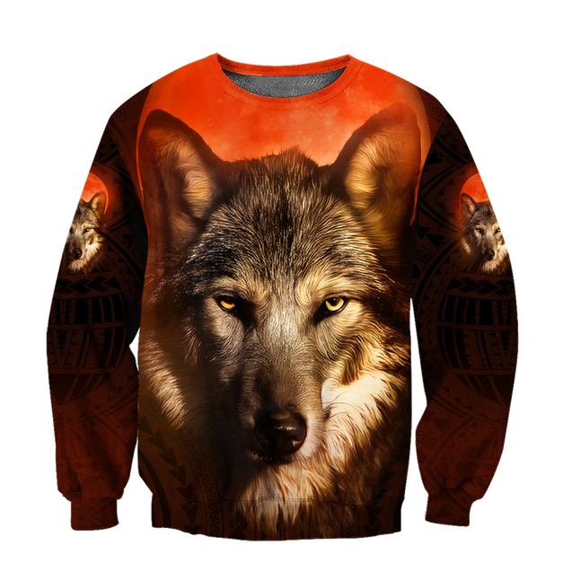 All Over Printed Wolf Hoodie DA29092020-MEI