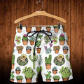 3D All Over Printed Cactus flower pot Shirts-Apparel-NTH-SHORTS-S-Vibe Cosy™