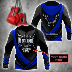 Customize Name Boxing 3D All Over Printed Unisex Shirts