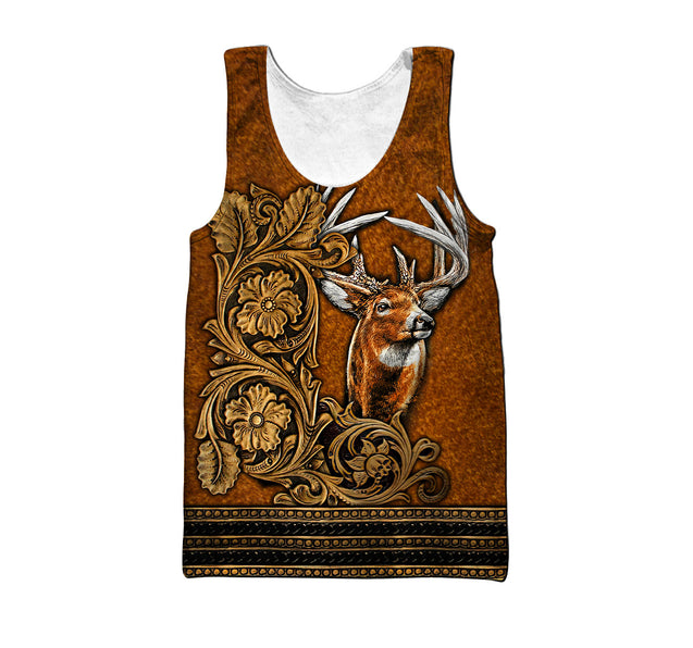 Love Deer 3D All Over Printed Shirts For Men And Woman