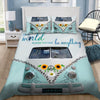 Happy Van Hippie Bedding Set DQB07202001-TQH-BEDDING SETS-TQH-Twin-Vibe Cosy™