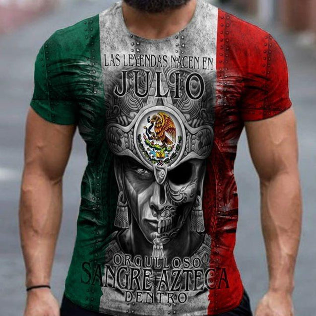 3D All Over Aztec Warrior Mexican 07 Hoodie - Amaze Style™-Apparel