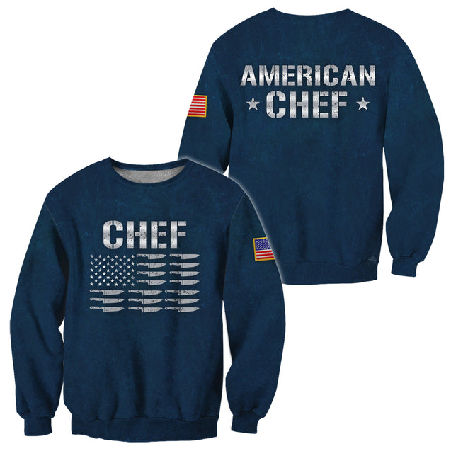 American Chef 3D All Over Printed Unisex Shirts