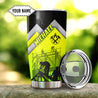 Premium Custom Name - The Best Roofer Green Stainless Steel Tumbler