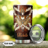 Customize Name Eagle Native American Steel Tumbler