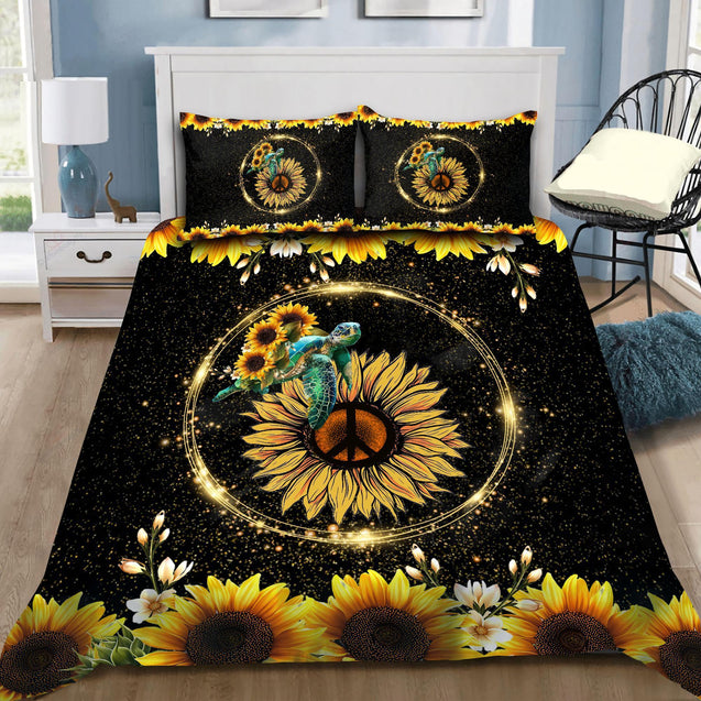 Beautiful Hippie Sunflower Bedding Set MEI09232004-MEI