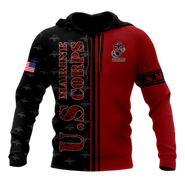 US Marine Corps 3D All Over Printed Unisex Shirts