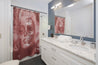 Beautiful skull face Shower Curtains-Home Decor-Printify-72x72-Vibe Cosy™