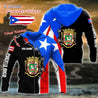 Puerto Rico Coat Of Arms Customize Name TQH20062401-Apparel-TQH-Hoodie-S-Vibe Cosy™