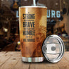 Customize Name Native American Steel Tumbler