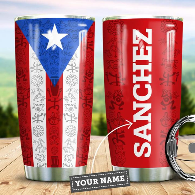 Customize Name Puerto Rico Steel Tumbler MH07012010