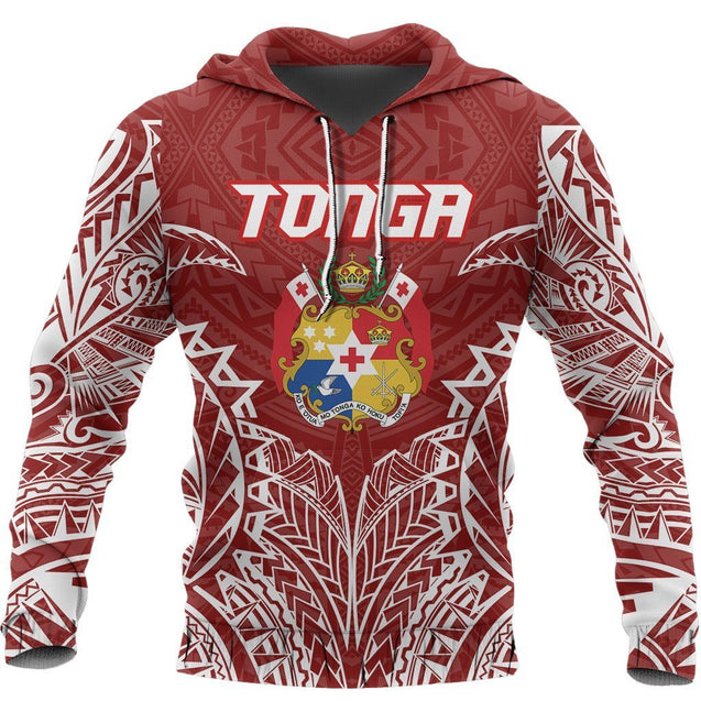 Tonga in My Heart Polynesian Tattoo Style 3D Printed Shirts TT0054-Apparel-TT-Hoodie-S-Vibe Cosy™