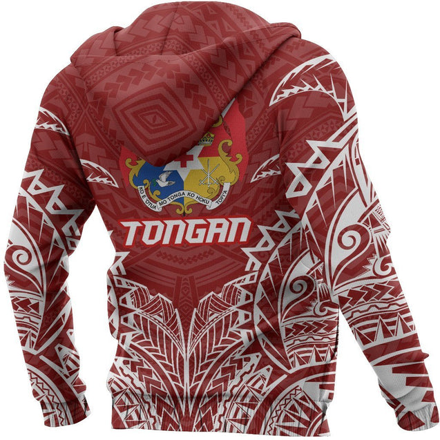 Tonga in My Heart Polynesian Tattoo Style 3D Printed Shirts TT0054-Apparel-TT-Hoodie-S-Vibe Cosy™