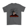 Australian Koala Trick or Treat Halloween T-Shirt 02 H9-T-SHIRTS-HP Arts-Gildan Mens T-Shirt-Charcoal-S-Vibe Cosy™