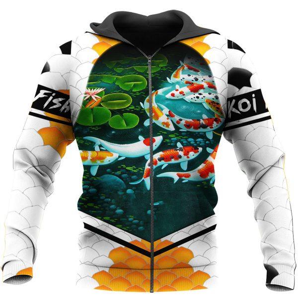 Beautiful Koi Fishing 3D All Over Printed Shirts  21022103.CXT